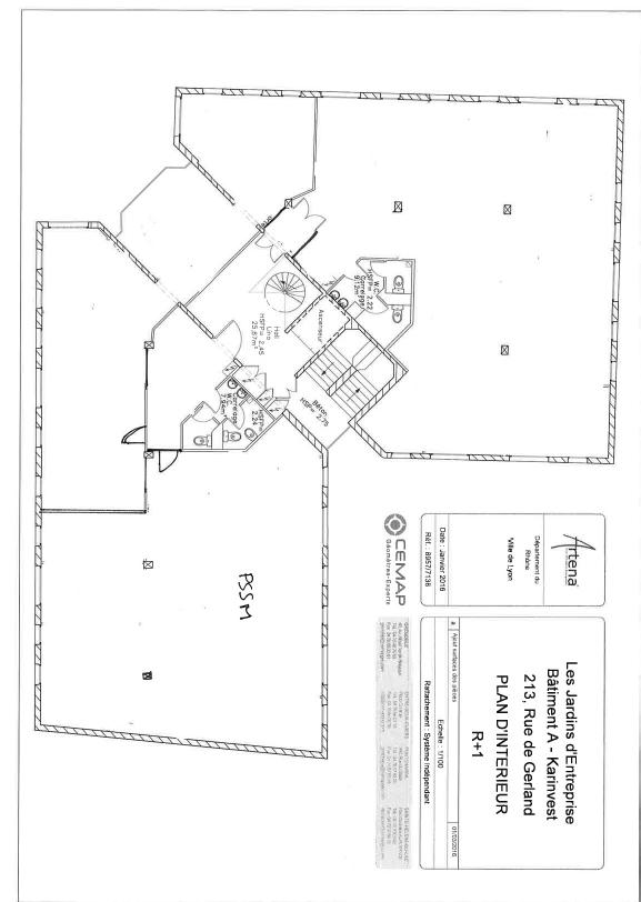 Bureau Lyon 690m² Location bureau Lyon Rhône OLBUR2313497 13